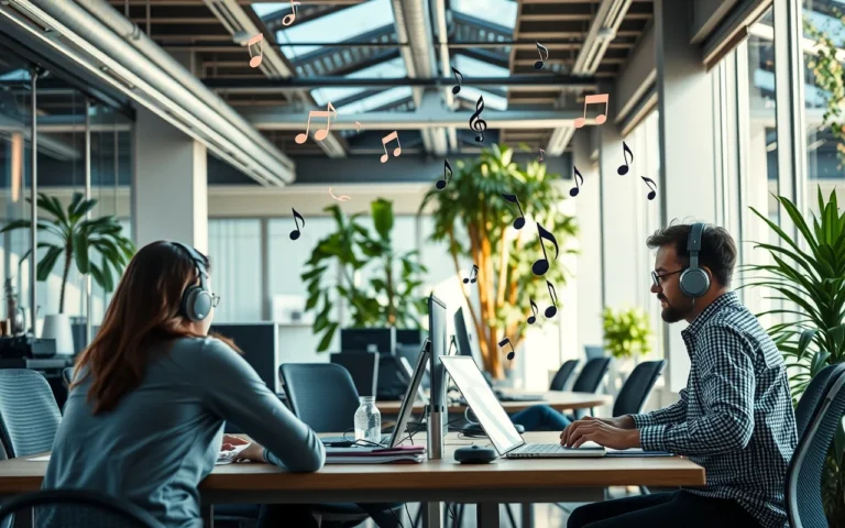 Scopri come integrare la musica nelle routine aziendali per migliorare la produttività e il benessere dei dipendenti con approcci creativi e innovativi.