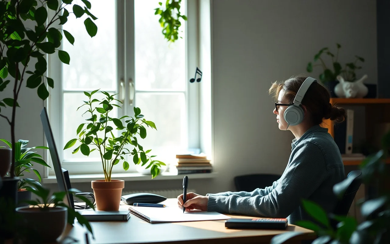 Scopri come la musica rilassante può incrementare la produttività durante le ore di lavoro